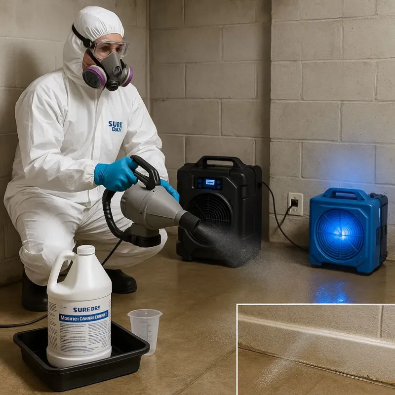 Sanitization and Odor Removal process in Russells Point, OH