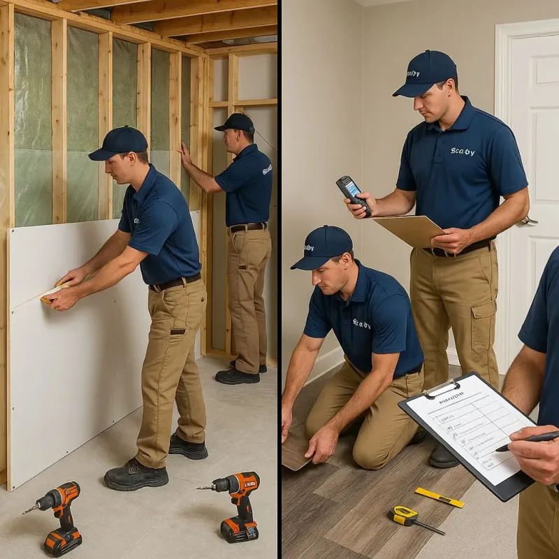 Repairs and Reconstruction process in Russells Point, OH